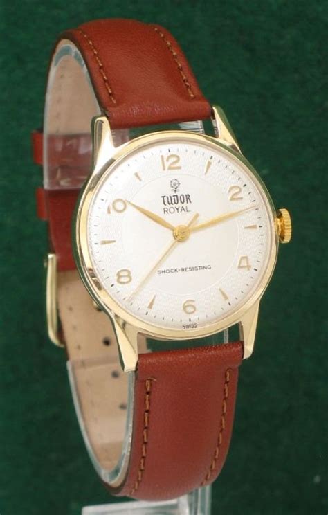 tudor royal 9ct gold watch|rolex tudor royal watches.